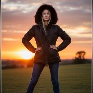 Bogner Elegant Ski Jacket With Fur Trimmed Hood